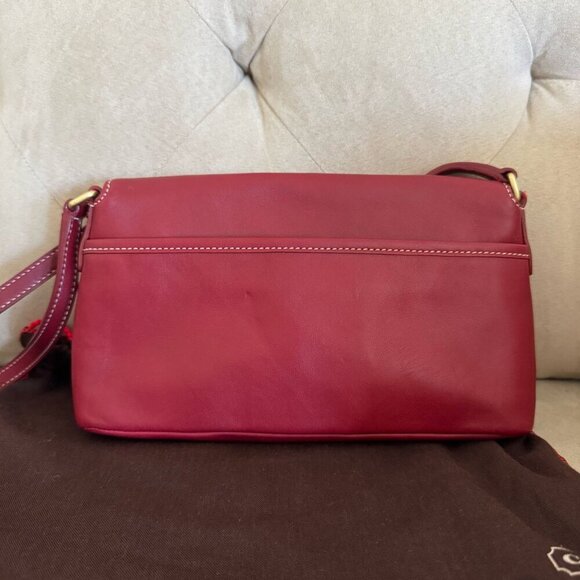 Coach Shoulder  leather Bag, Red, Model No. G33-9599 with dust bag - Picture 2 of 13